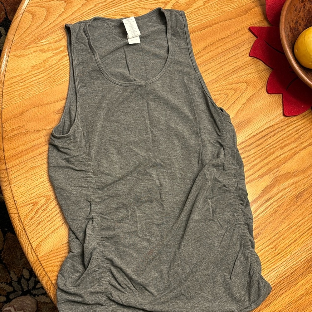 Fabletics Grey Tank Top-Workout Wear